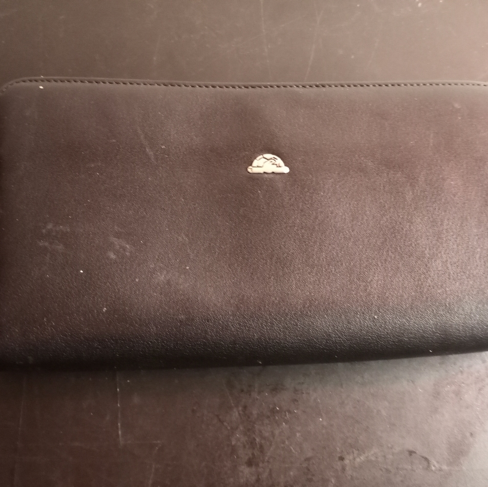 Tony Perotti Black Genuine Leather Wallet Made in Italy.